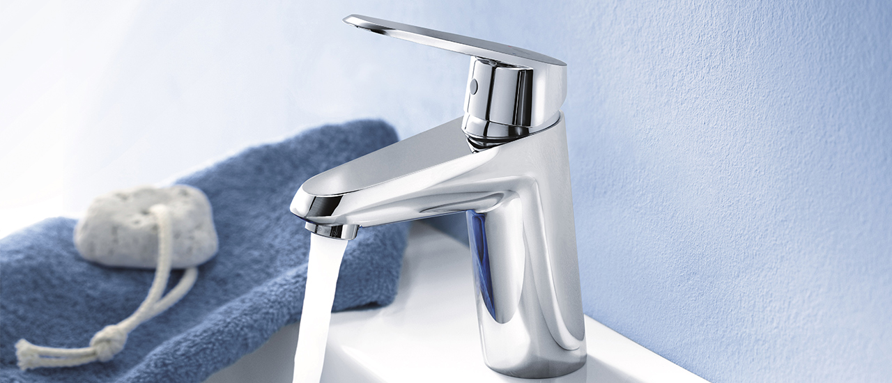GROHE EURODISC COSMOPOLITAN シングルレバー洗面混合栓(引棒なし) JP368103 洗面水栓 浴室水栓 グローエ  浴室、浴槽、洗面所