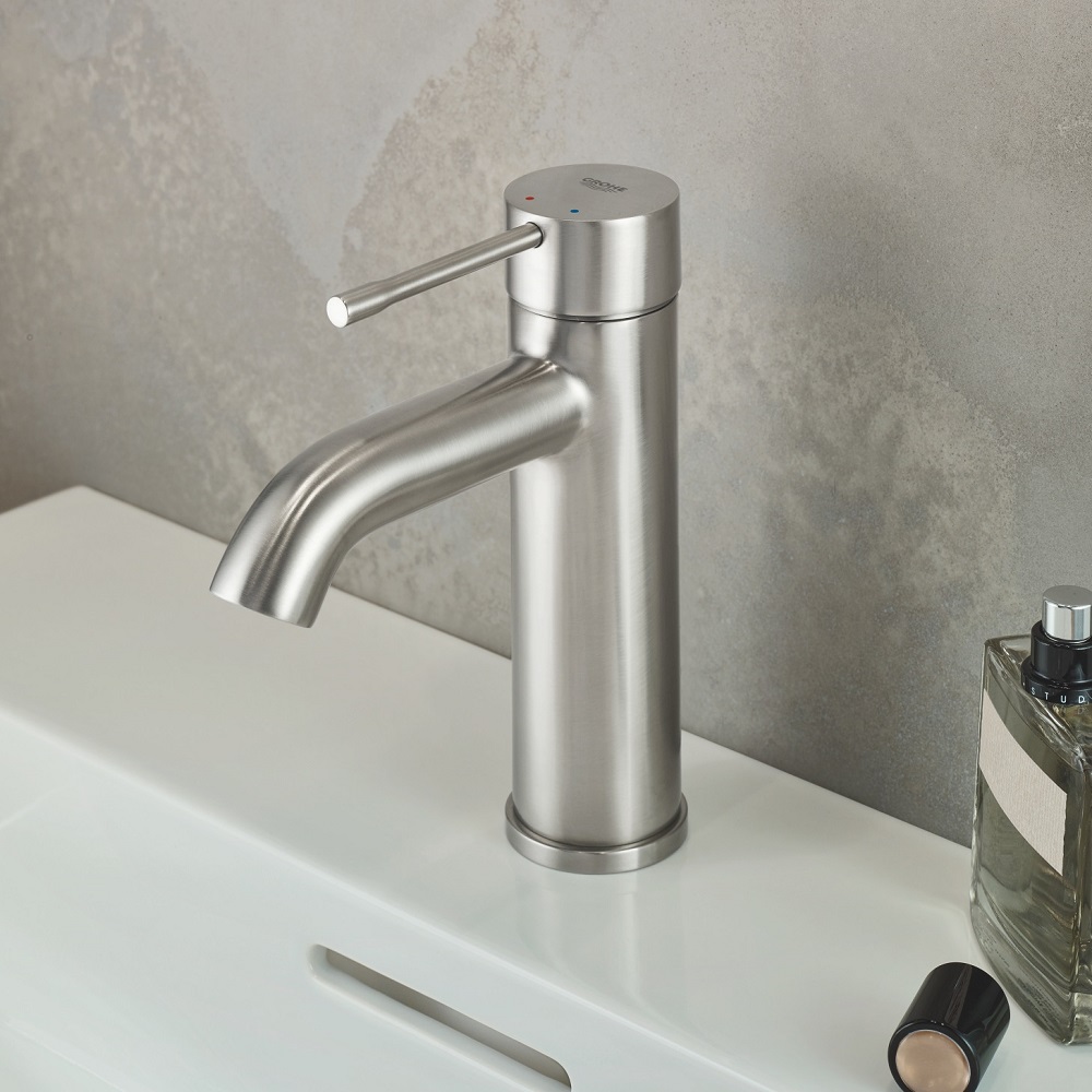 GROHE 洗面・手洗水栓 JP302801 グランデラ シングルレバー洗面混合栓 （引棒付き） 浴室、浴槽、洗面所