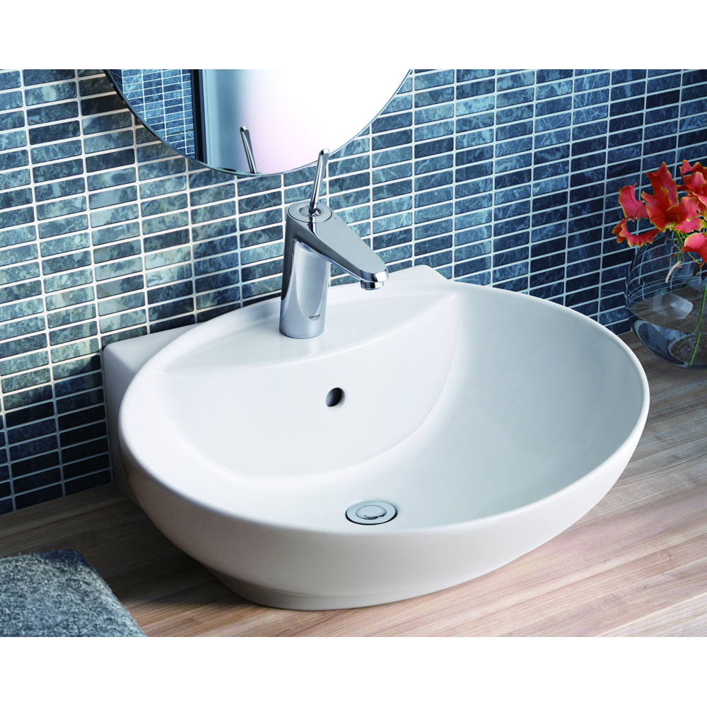 GROHE ESSENCE シングルレバー洗面混合栓(引棒付)寒冷地仕様 JP368501 洗面水栓 浴室水栓 グローエ - 1